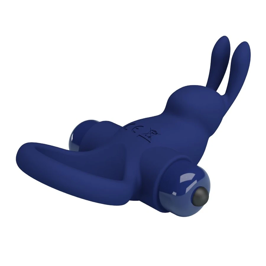 PRETTY LOVE - JIRO KANINCHENRING MIT VIBRATION BLAU
